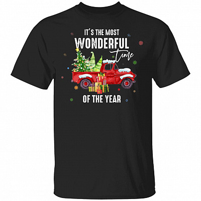 It's The Most Wonderful Time Of The Year Christmas Truck T-Shirt
