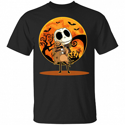 Skelling-ton Hug Boogie Halloween Nightmare T-Shirt