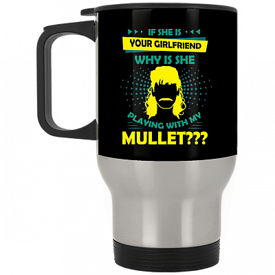 14 oz. Silver Travel Mug