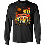 It's The Most Wonderful Time Of The Year Halloween Hoodie - Sweatshirt - Long Sleeve T-Shirt
