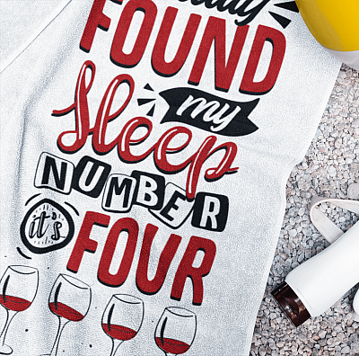 Alternative view of Finally Found My Sleep Number It's Four Bath Towel Decor - Beach Towel