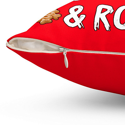 Alternative view of Lefse Lutefisk Krumkake Rommegrot Rosette Decorative Pillow - Indoor Outdoor Cushion