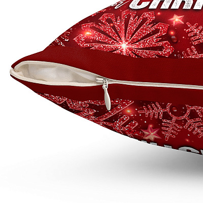 Alternative view of I Want A Hippopotamus For Christmas Throw Pillow - Decorative Pillow - Indoor Outdoor Cushion