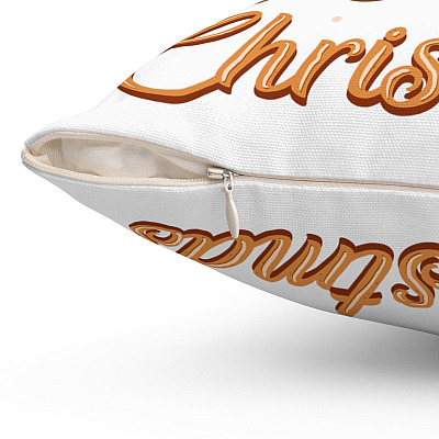 Alternative view of Gingers are for Life Not Just for Christmas Throw Pillow - Decorative Pillow - Indoor Outdoor Cushion