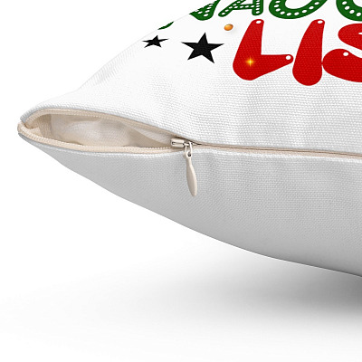 Alternative view of Scots Are The Reason Santa Has A Naughty List Throw Pillow - Decorative Pillow - Indoor Outdoor Cushion