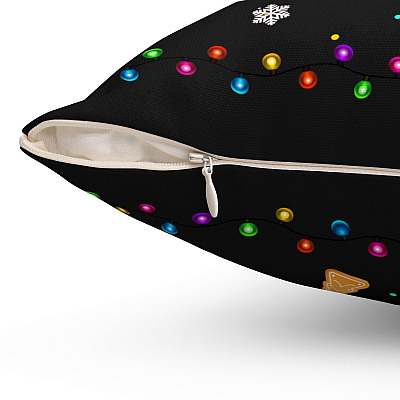 Alternative view of Nice Naughty Redhead Throw Pillow - Decorative Pillow - Indoor Outdoor Cushion