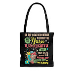 Oh The Weather Outside is Frightful This Yarn Delightful Another Row Tote Bag - Shoulder Bag