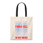 Fiona Hill Is My Hero Impeachment Vintage Canvas Tote Bag - Shoulder Bag - Reusable Grocery Shopping Bag
