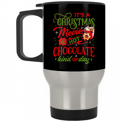 14 oz. Silver Travel Mug