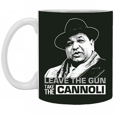 Leave The Gun Take The Cannoli Ceramic Coffee Mug - Beer Stein - Water Bottle - Color Changing Mug