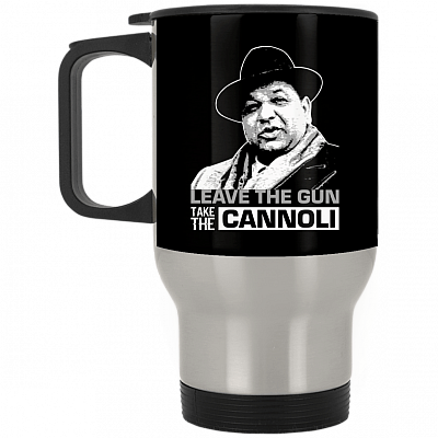 14 oz. Silver Travel Mug