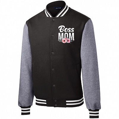 Fleece Letterman Jacket