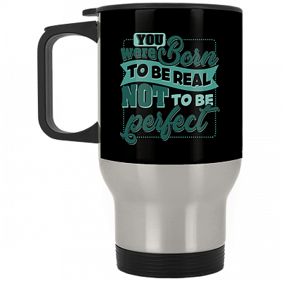 14 oz. Silver Travel Mug