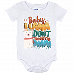 Baby Llama Don't Need No Drama Baby Onesie - Baby Infant Bodysuit