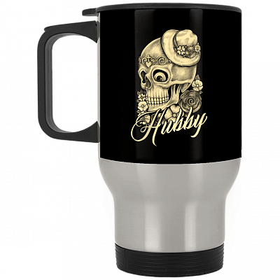 14 oz. Silver Travel Mug