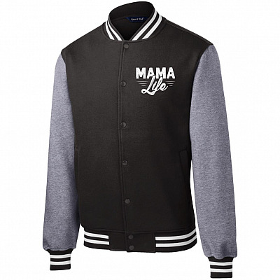 Fleece Letterman Jacket