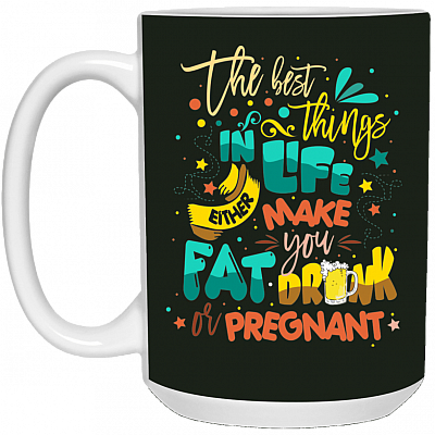 15 oz. White Mug