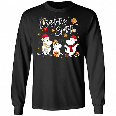 Christmas Spirit Hoodie - Sweatshirt - Long Sleeve Shirt