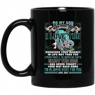 11 oz. Black Mug