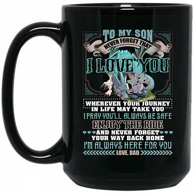 15 oz. Black Mug