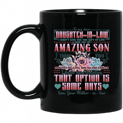11 oz. Black Mug