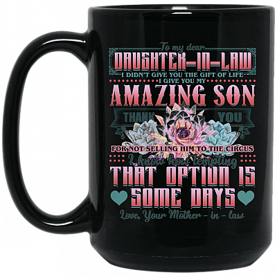 15 oz. Black Mug