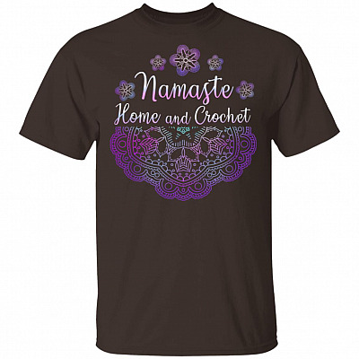 Alternative view of Na-ma-ste Home and Cro-chet T-Shirt
