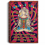 Inhale Exhale Everything Is Going to Be Ok Framed Canvas Prints - Unframed Poster - Home Decor Wall Art