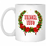 Tinsel Tits Ceramic Coffee Mug - Beer Stein - Water Bottle - Color Changing Mug