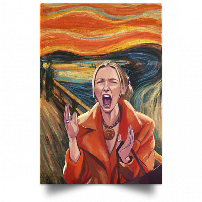 Alternative view of Phoebe Friends Oh My Eyes Funny Gallery Wrapped Framed Canvas Prints – Unframed Poster