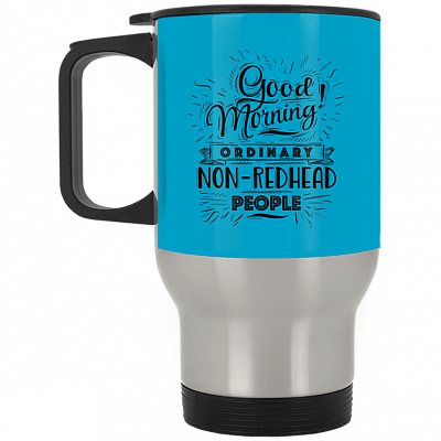 14 oz. Silver Travel Mug