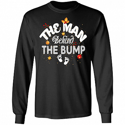 The Man Behind the Bump Hoodie - Sweatshirt - Long Sleeve