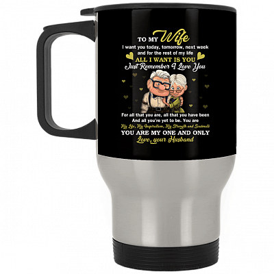 14 oz. Silver Travel Mug