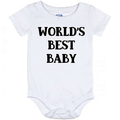 World's Best Baby Funny Baby Onesie - Baby Infant Bodysuit