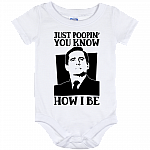 Just Poopin' You Know How I Be Funny Baby Onesie - Baby Infant Bodysuit