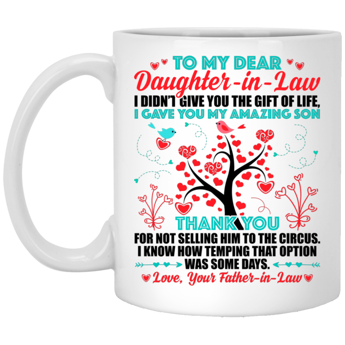 daughter in law coffee mug