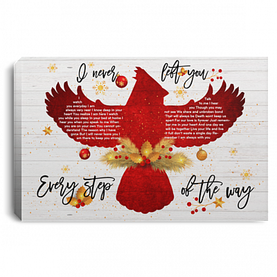 Red Birds I Never Left You Canvas Poster Home Decor Art - Cardinals Fly Beside Us Everyday Canvas Poster