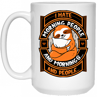 15 oz. White Mug