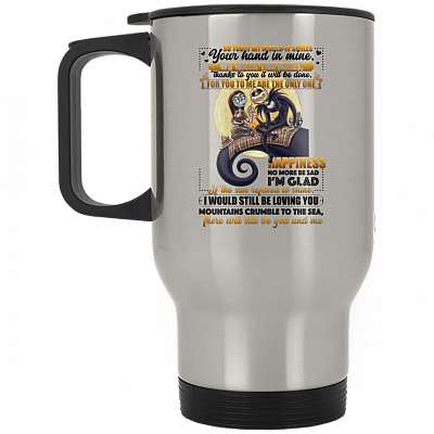 14 oz. Silver Travel Mug