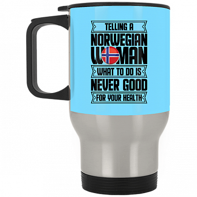 14 oz. Silver Travel Mug