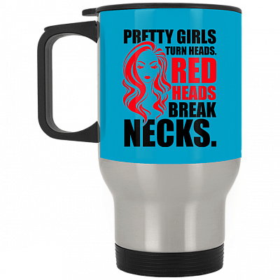 14 oz. Silver Travel Mug