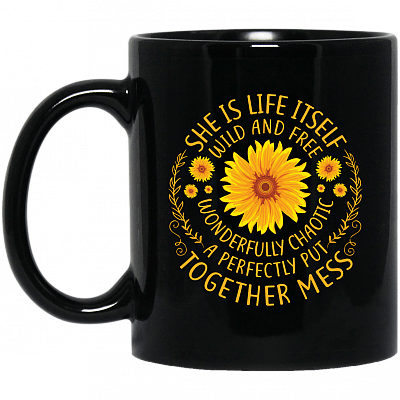 11 oz. Black Mug
