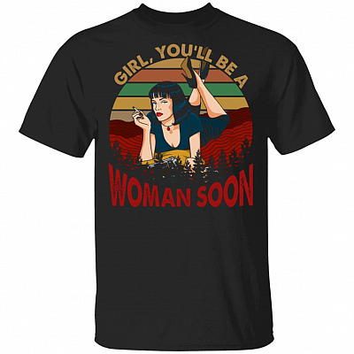 Vintage Girl You'll Be A Woman Soon T-Shirt