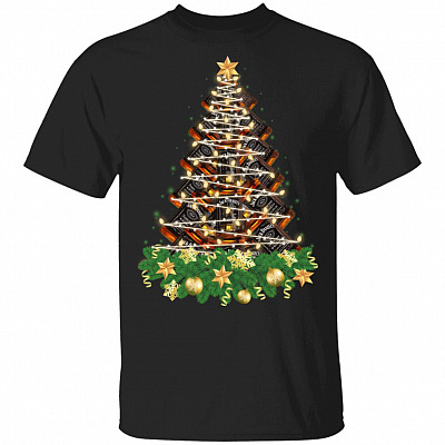 Wine Xmas Tree Lights T-Shirt | Funny Ugly Christmas Sweater Gift Tee For Drinking Lovers