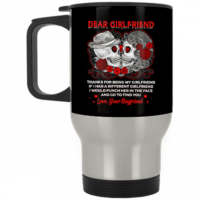 14 oz. Silver Travel Mug