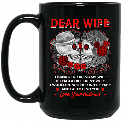 15 oz. Black Mug