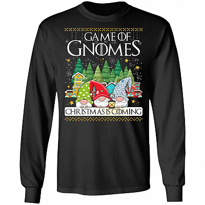 Game Of Gnomes Christmas Is Coming ELF Hoodie - Sweatshirt - Long Sleeve