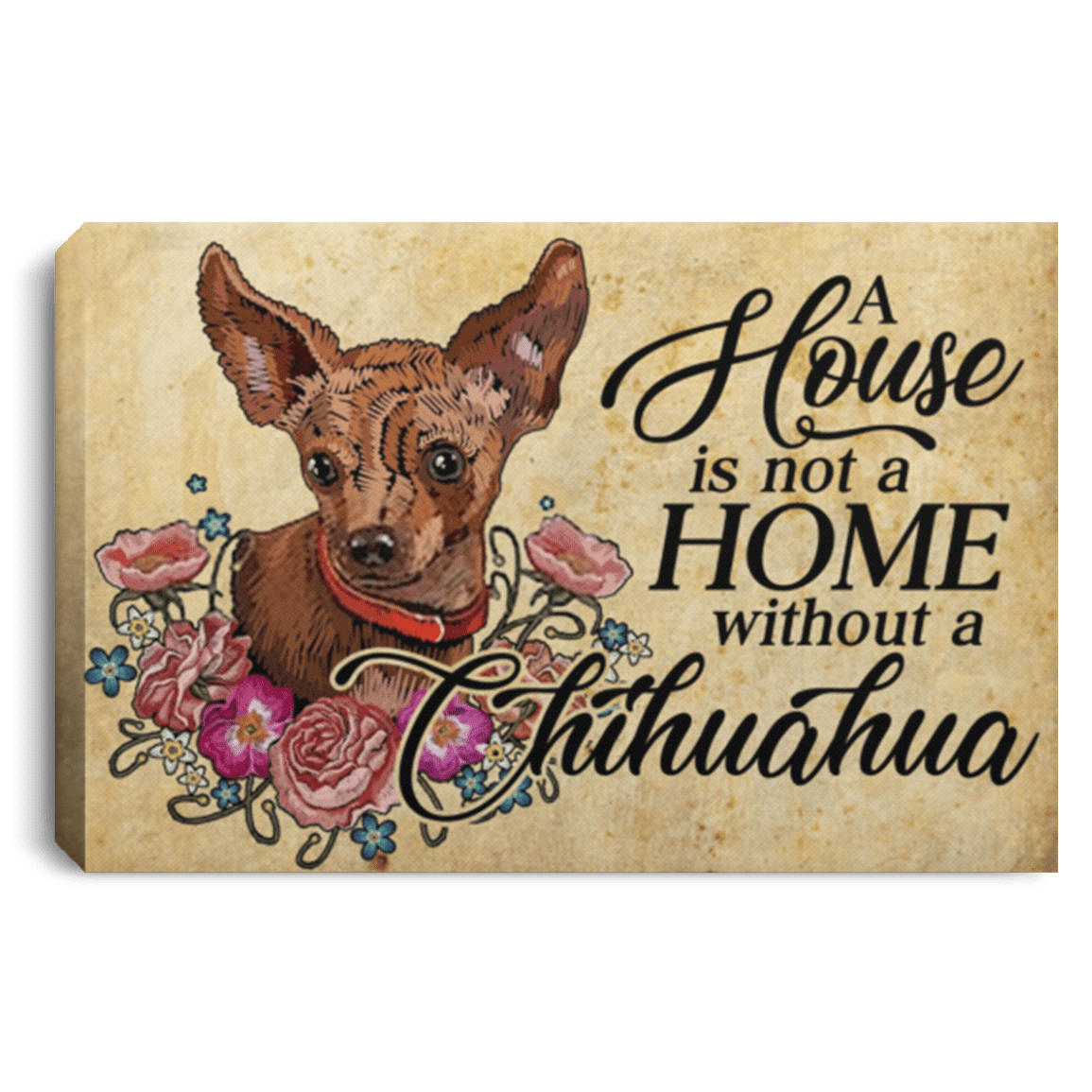 chihuahua canvas art