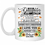 To My Daughter Never Feel That You Are Alone No Matter How Near Or Far Apart Coffee Mug - Beer Stein - Water Bottle