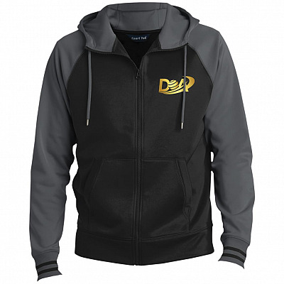 DOA Premium Full-Zip Hooded Jacket - Fleece Letterman Jacket
